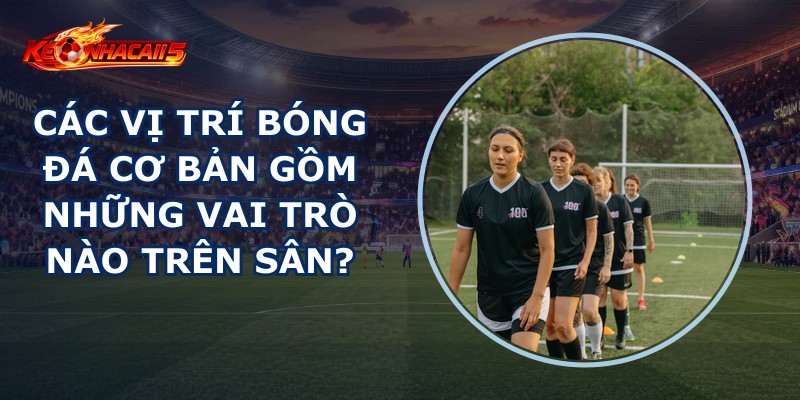 Các Vị Trí Bóng Đá Cơ Bản