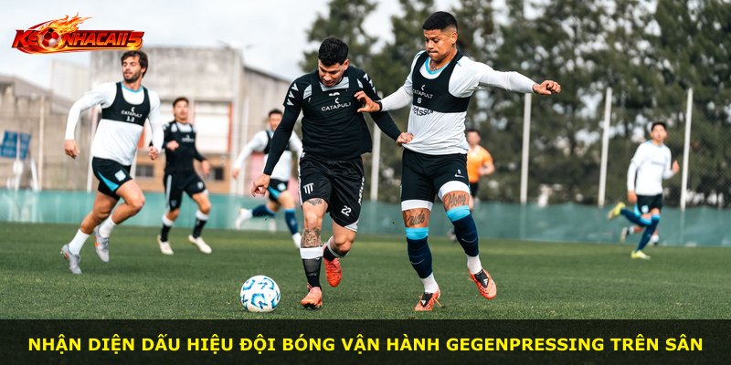 Nhận diện dấu hiệu đội bóng vận hành Gegenpressing trên sân