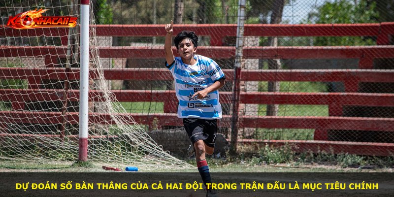 Dự đoán số bàn thắng của cả hai đội trong trận đấu là mục tiêu chính
