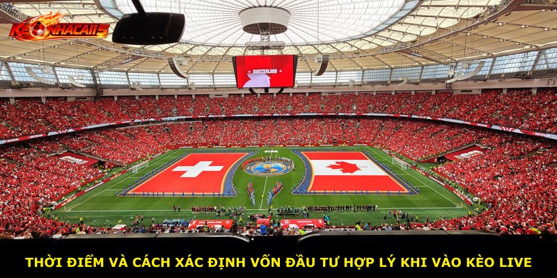 Thời điểm và cách xác định vốn đầu tư hợp lý khi vào kèo live
