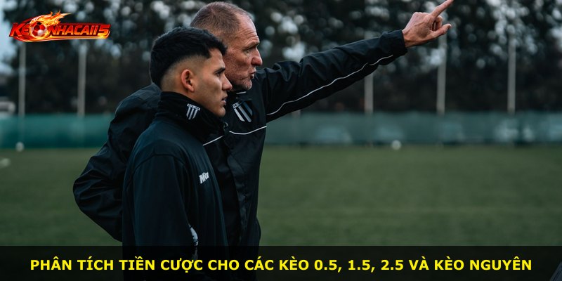 Phân tích tiền cược cho các kèo 0.5, 1.5, 2.5 và kèo nguyên